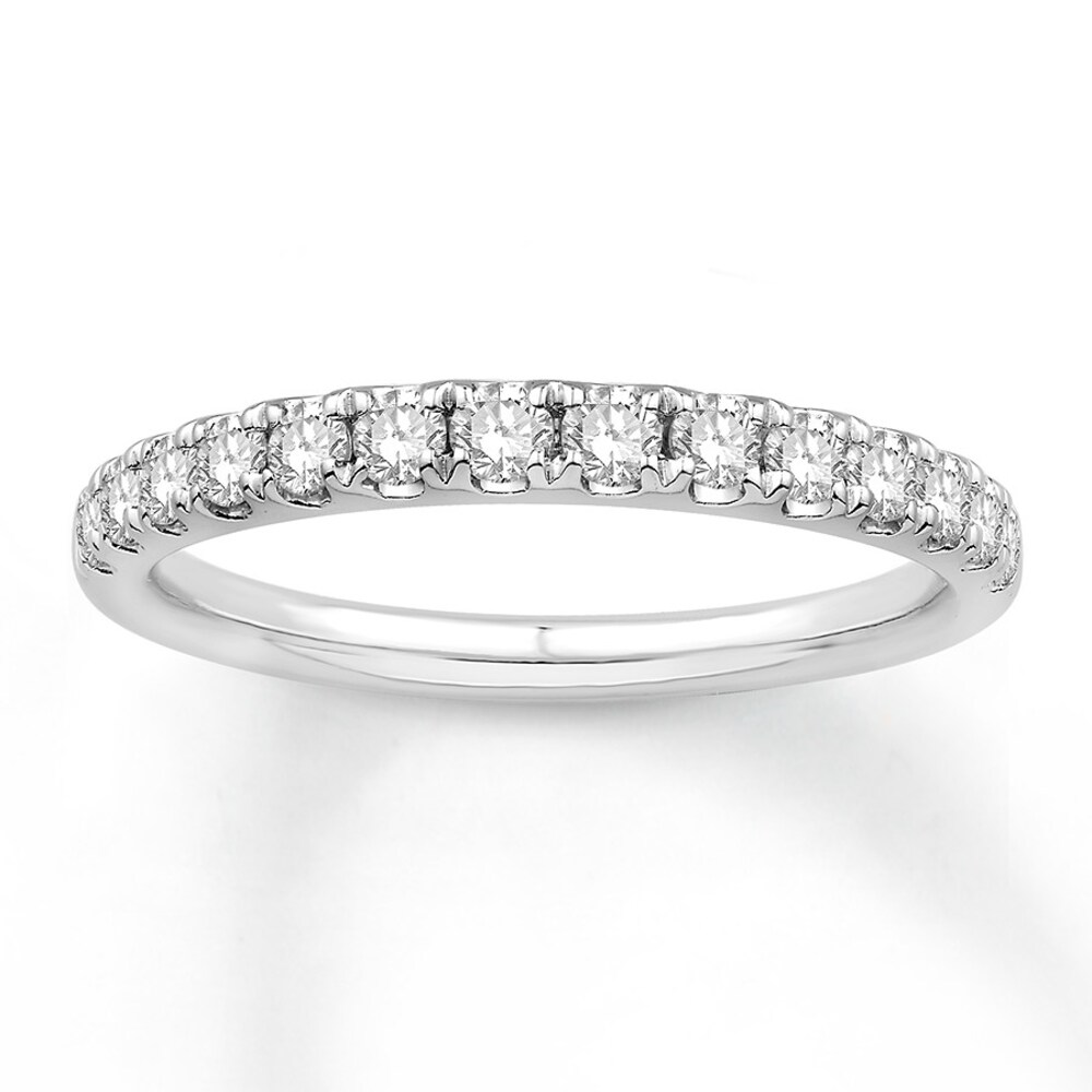 Colorless Diamond Anniversary Band 1/2 ct tw 14K White Gold b8yBuHOn