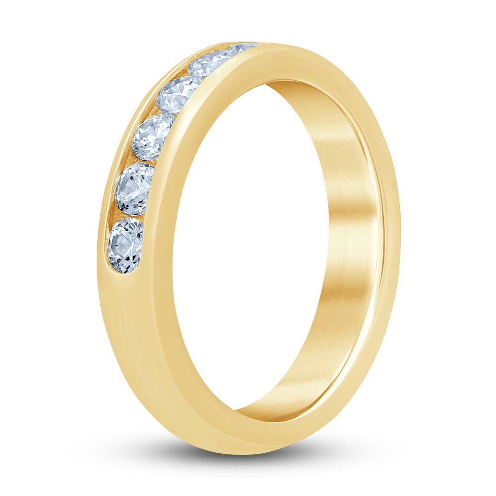 Diamond Anniversary Band 1 ct tw Round 14K Yellow Gold bgIouN69