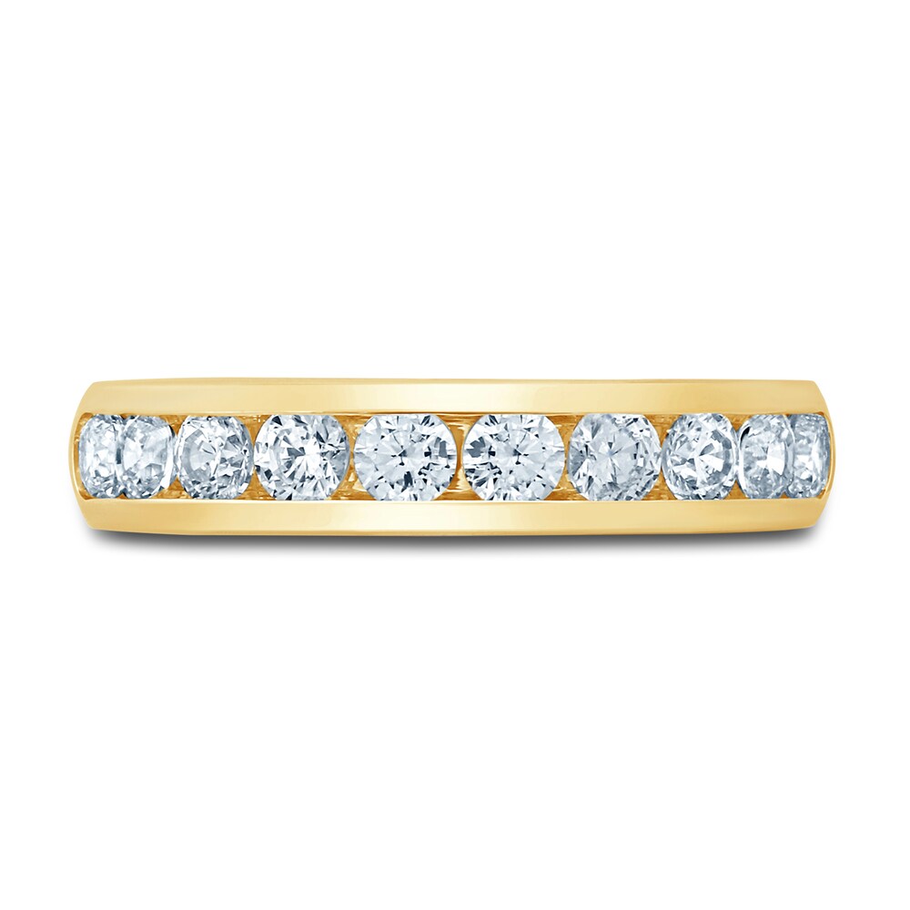 Diamond Anniversary Band 1 ct tw Round 14K Yellow Gold bgIouN69