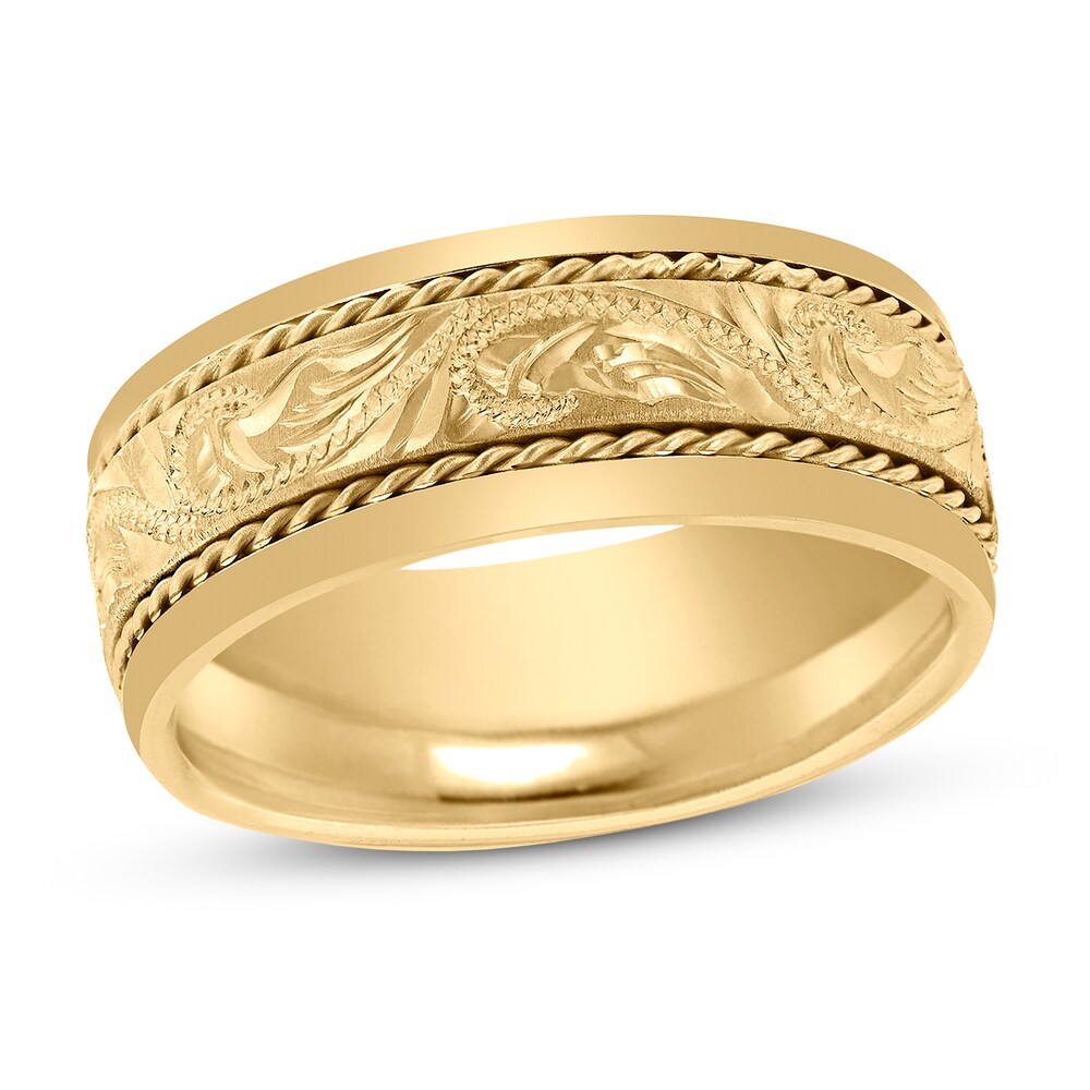 Wedding Band 14K Yellow Gold cAWClmXE