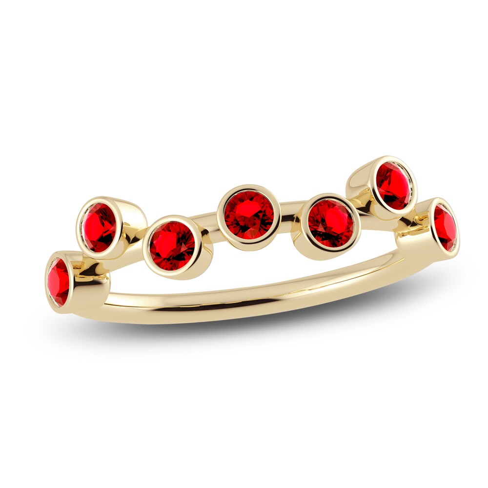 Juliette Maison Natural Ruby Ring 10K Yellow Gold cGEvWyo8