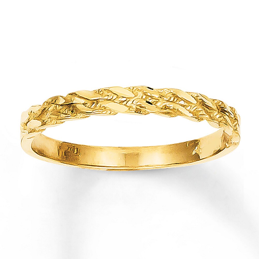 Rope Braid Ring 14K Yellow Gold csesO9xi