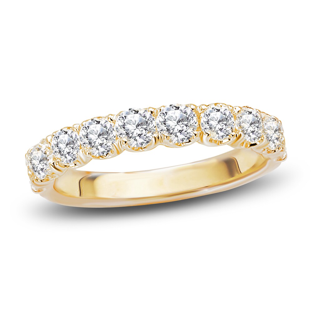 Diamond Anniversary Band 7/8 ct tw Round 14K Yellow Gold d2Zhu8cQ