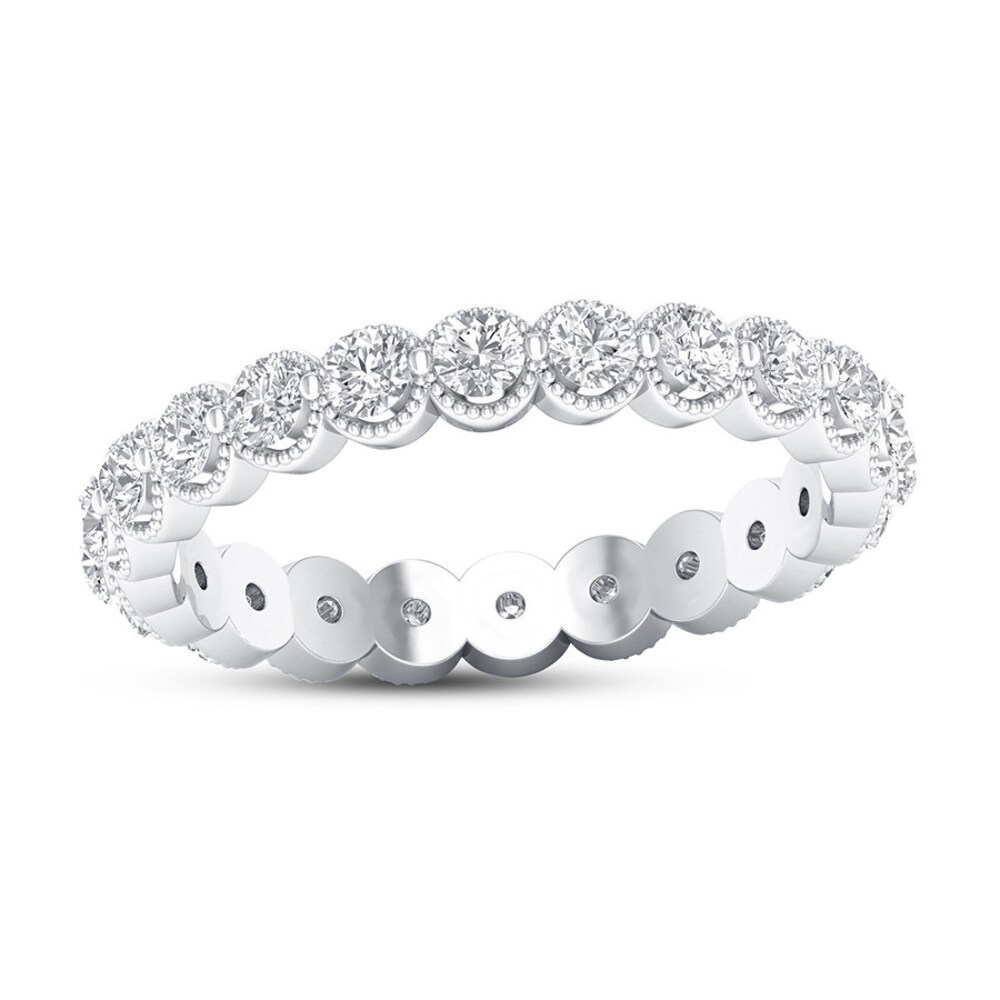 Diamond Eternity Band 1 ct tw Round 14K White Gold dX61bzMn