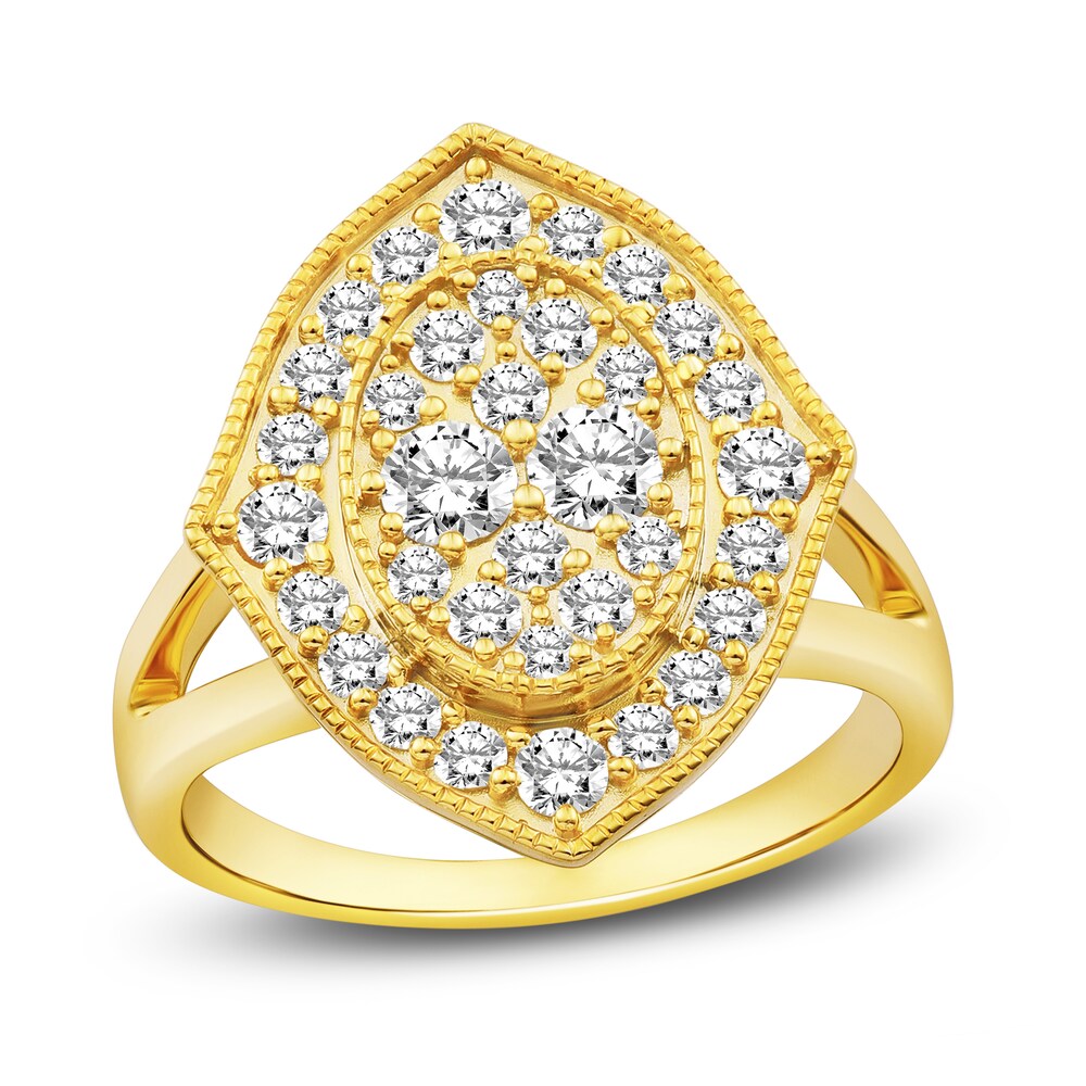 Diamond Ring 1 ct tw Round 14K Yellow Gold fS3zj9HR