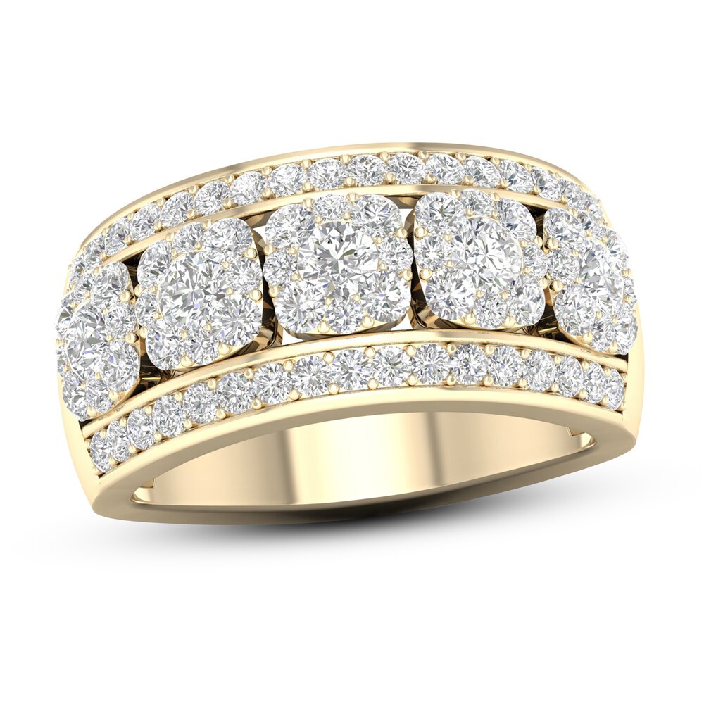 Diamond Anniversary Ring 1-1/2 ct tw 14K Yellow Gold fw6jIvo3