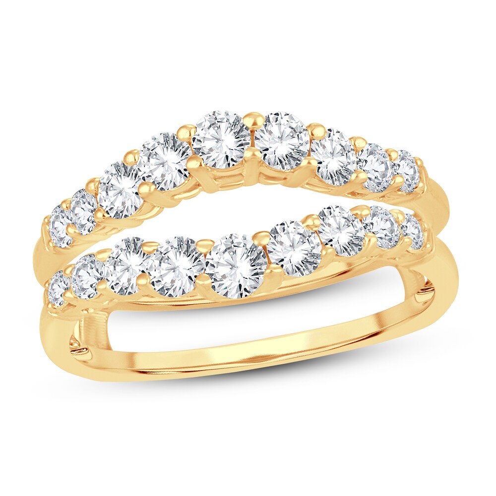 Diamond Enhancer Ring 1 ct tw Round 14K Yellow Gold gMXrOtCH