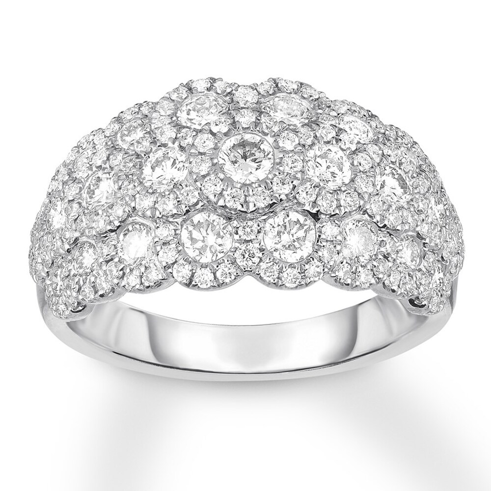 Diamond Ring 1-1/2 ct tw Round 14K White Gold gSLivFrb