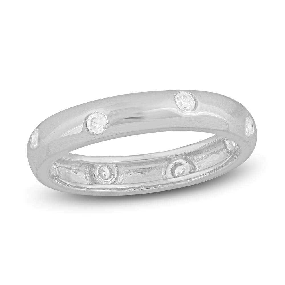 Diamond Stackable Anniversary Band 1/4 ct tw Round 14K White Gold gzGDYlNp