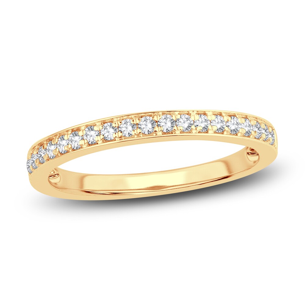 Diamond Anniversary Band 1/5 ct tw Round 14K Yellow Gold hHBMJ2im