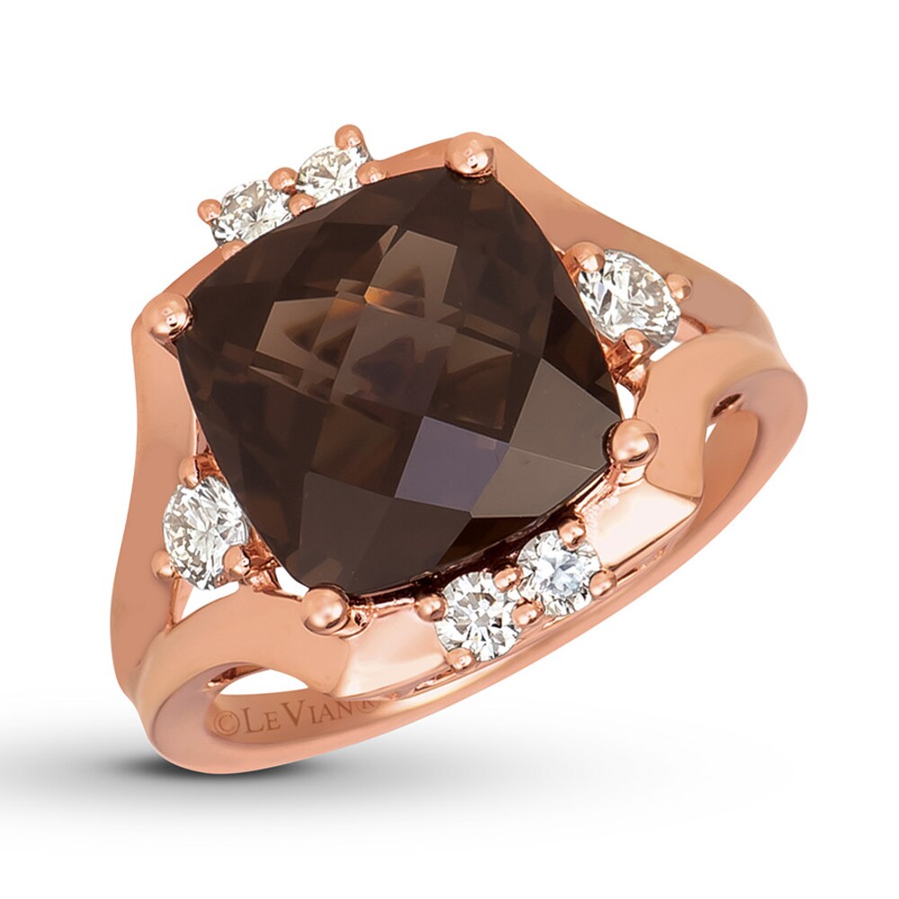 Le Vian Chocolate Quartz Ring 1/2 ct tw Diamonds 14K Gold hYkOCUpv