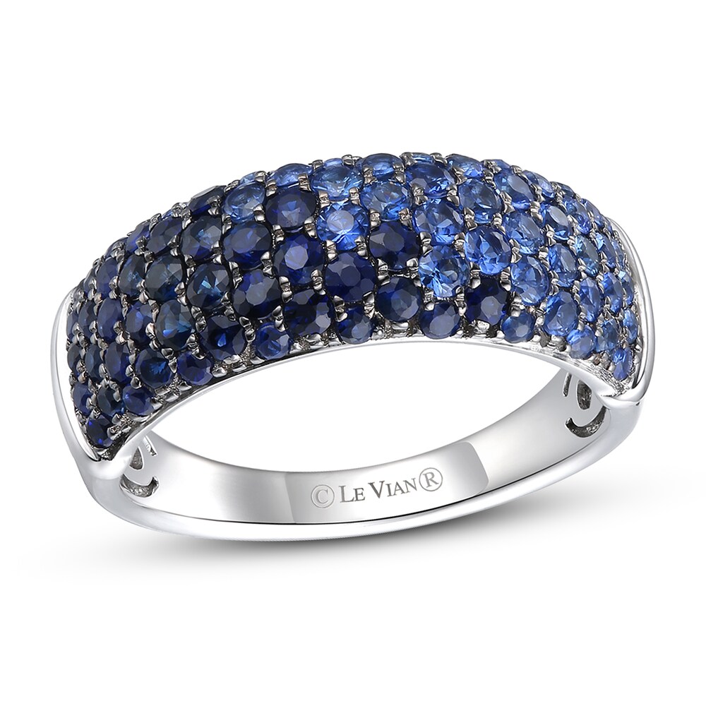Le Vian Natural Blue Sapphire Ring 14K Vanilla Gold i15E2SXJ