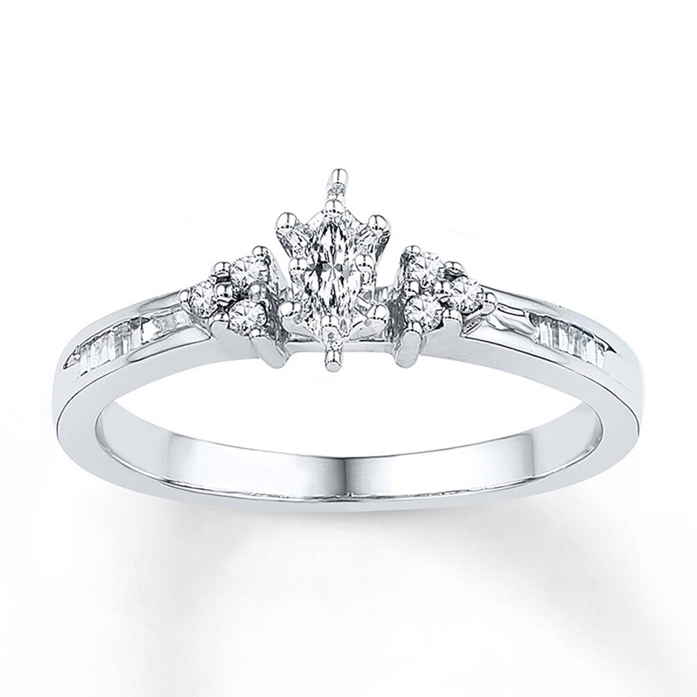 Diamond Promise Ring 1/5 carat tw Sterling Silver i5CfypDA