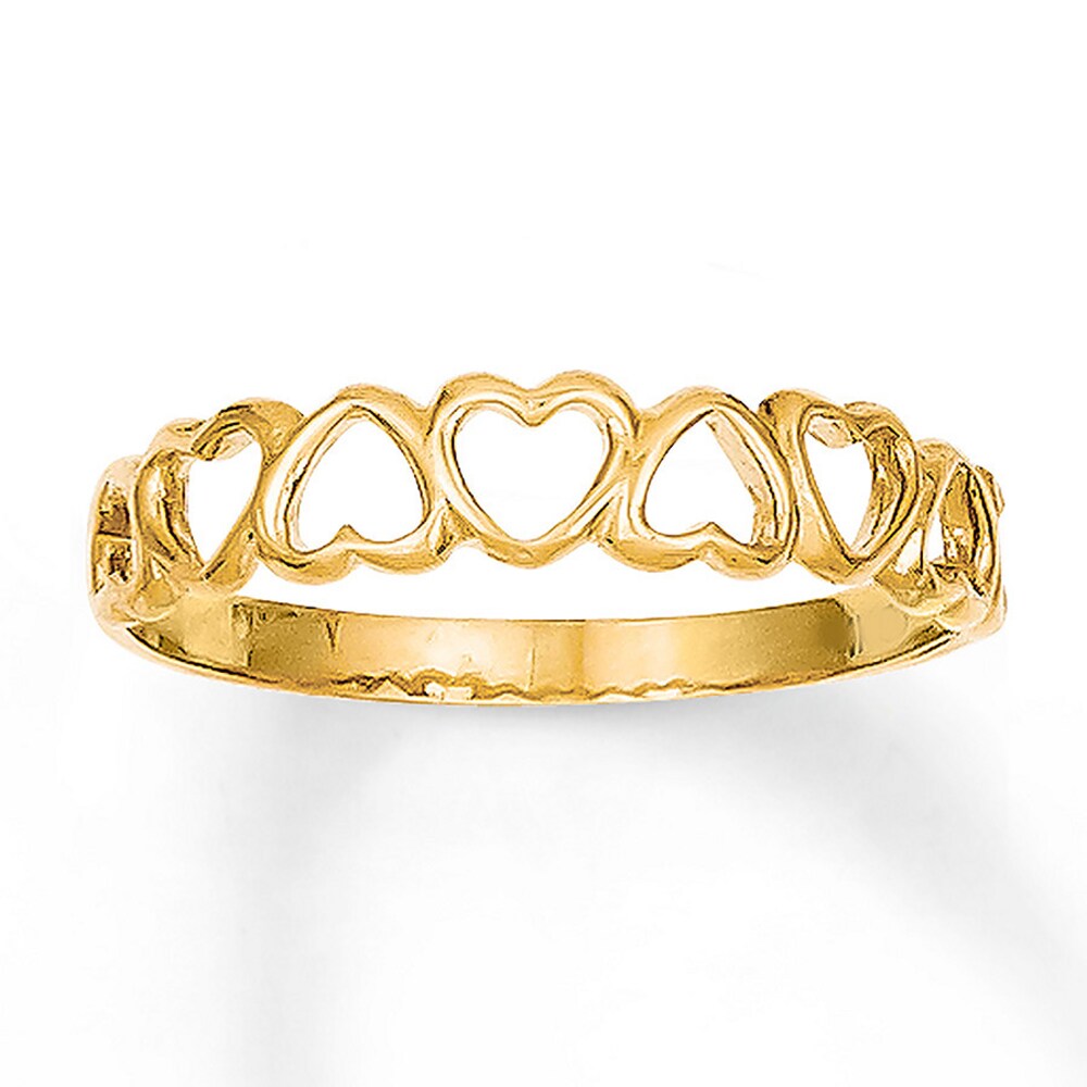 Heart Ring 14K Yellow Gold iOXr4AJY