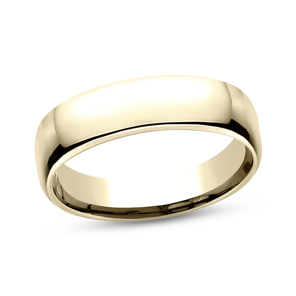 Polished Wedding Band 10K Yellow Gold 5.5mm iOeJjqyk