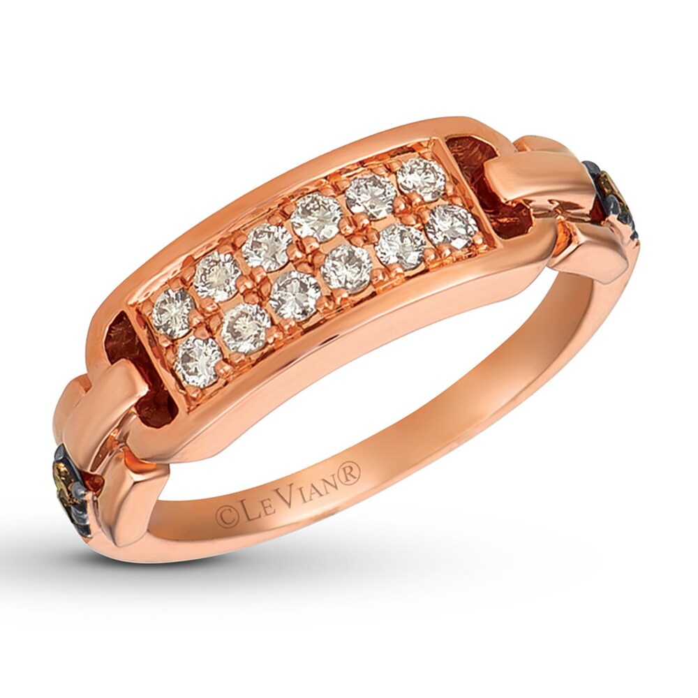 Le Vian Diamond Ring 1/3 carat tw 14K Strawberry Gold iPGHphBm