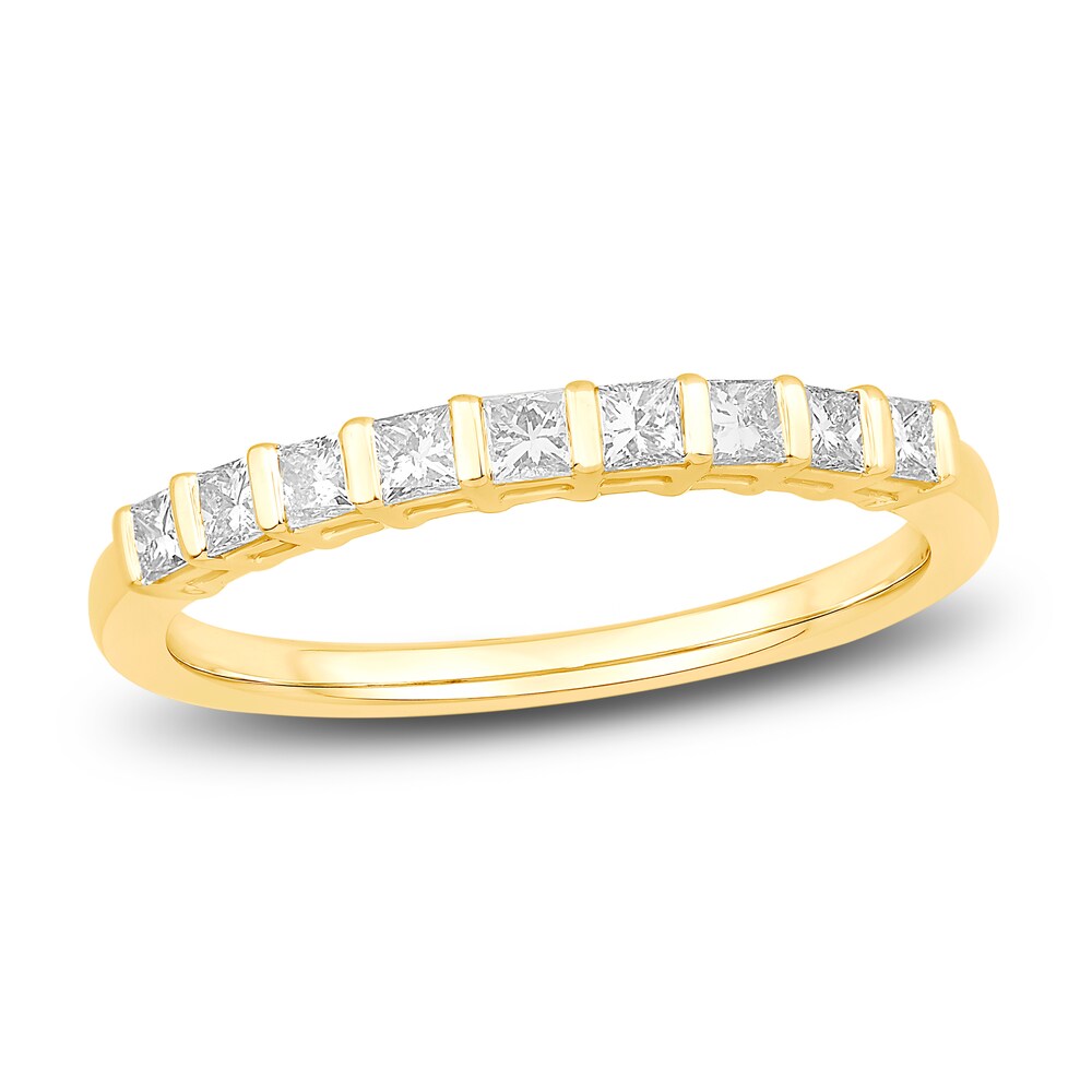 Diamond Anniversary Band 3/8 ct tw Princess 14K Yellow Gold idGofPqB