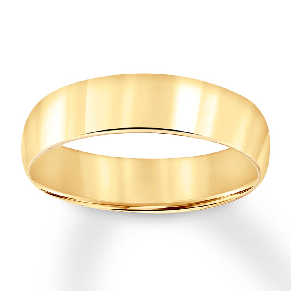 Wedding Band 6mm 14K Yellow Gold in5NTH2U