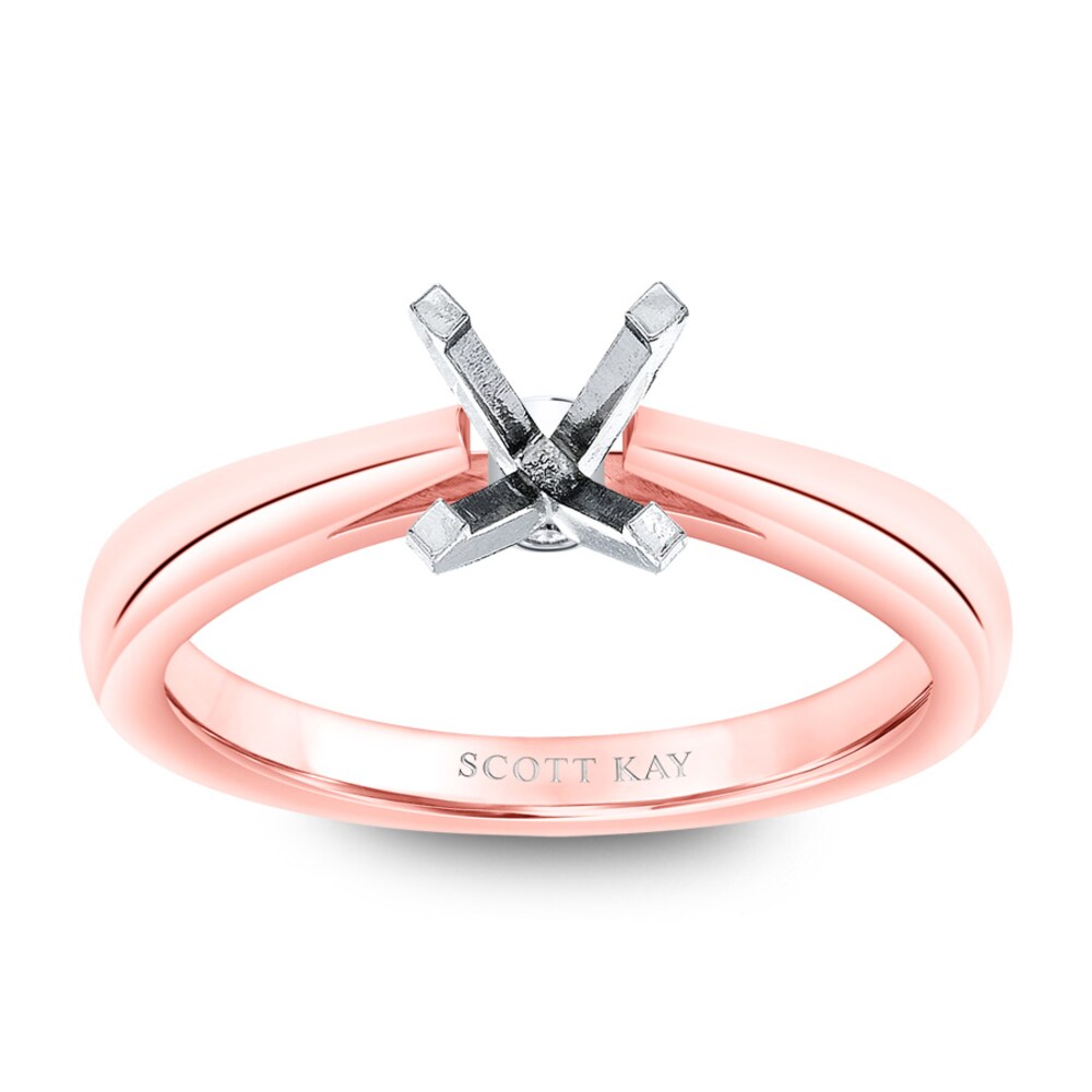 Scott Kay Ring Setting Diamond Accents 14K Rose Gold iotwQT70
