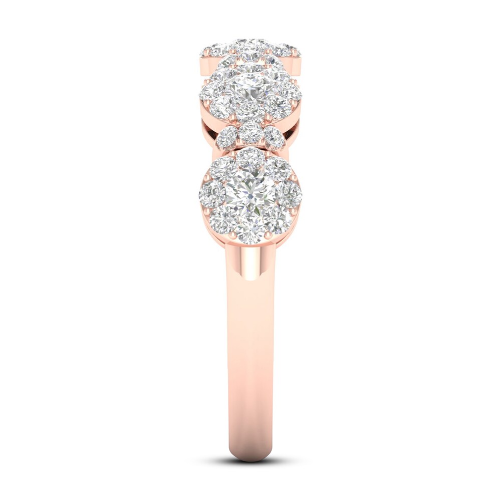 Diamond Anniversary Ring 3/4 ct tw 10K Rose Gold jXSJU9uT