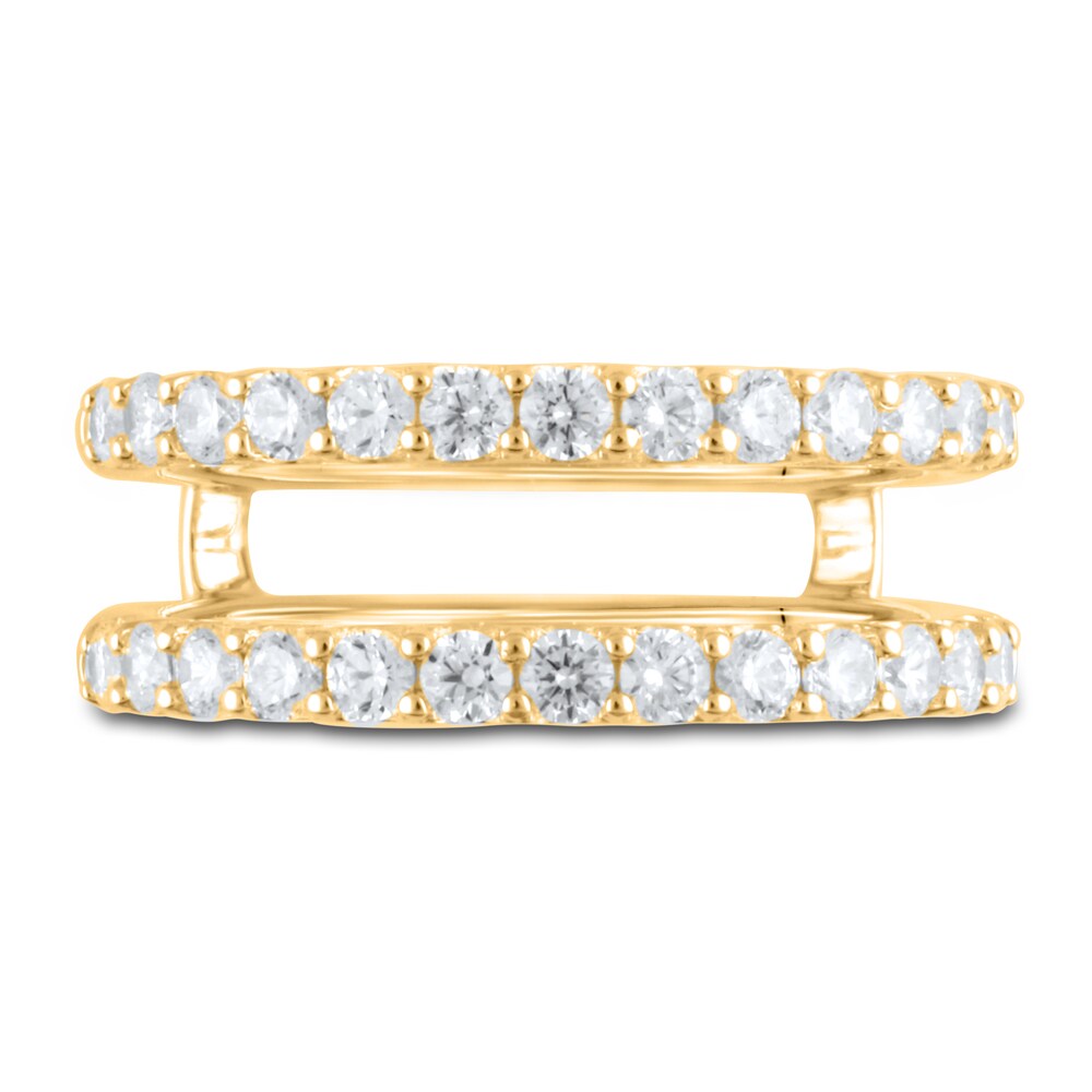 Lab-Created Diamond Enhancer Band 1 ct tw Round 14K Yellow Gold jmBZhdoX