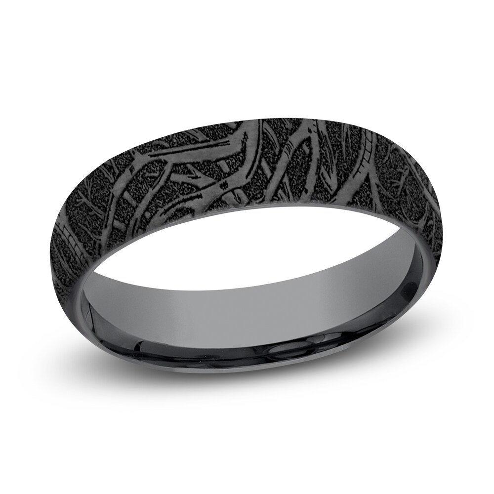 Tantalum Stone Tree Wedding Band 6.0mm jnIrGZWY