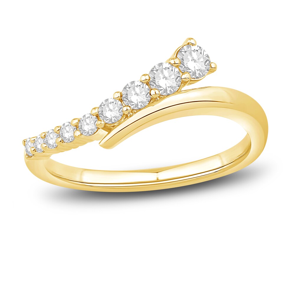 Diamond Ring 3/8 ct tw Round 10K Yellow Gold kaH7Wsgp