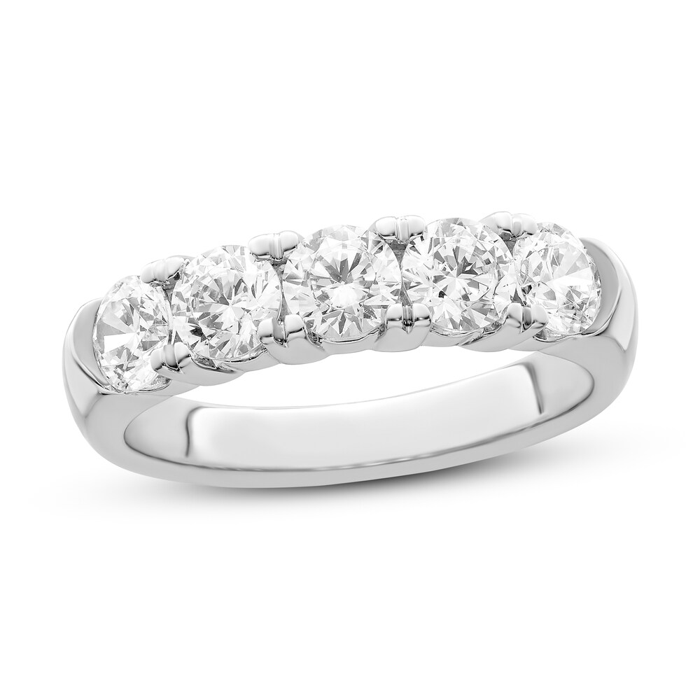 Diamond Anniversary Band 1 1/2 ct tw Round 14K White Gold kfSJuYdy