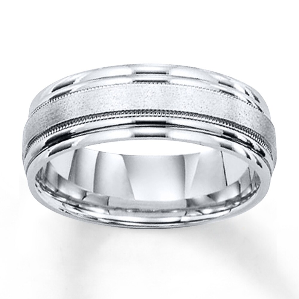 Wedding Band 14K White Gold 7mm kpvn7rzH