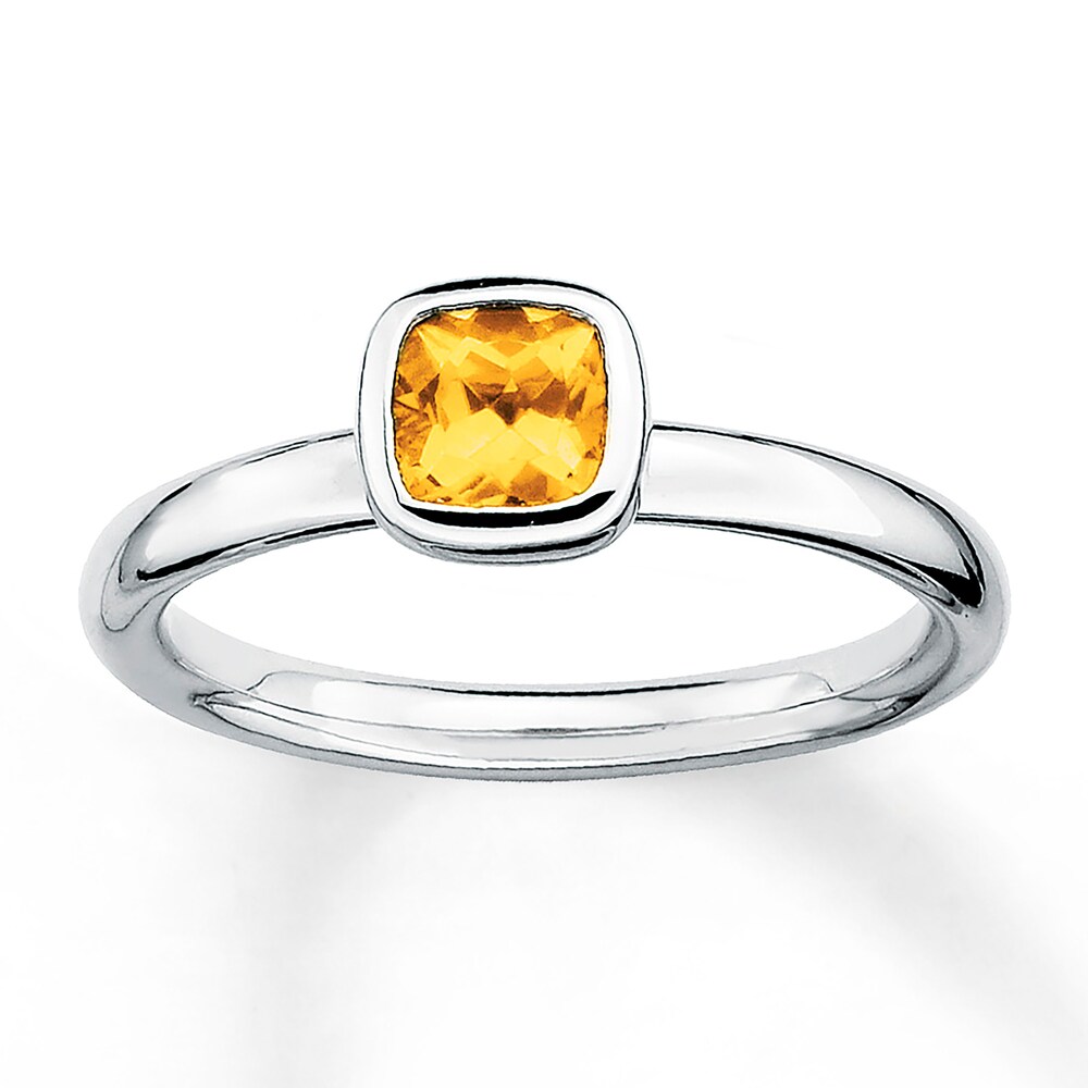 Stackable Citrine Ring Sterling Silver l1zztJMg