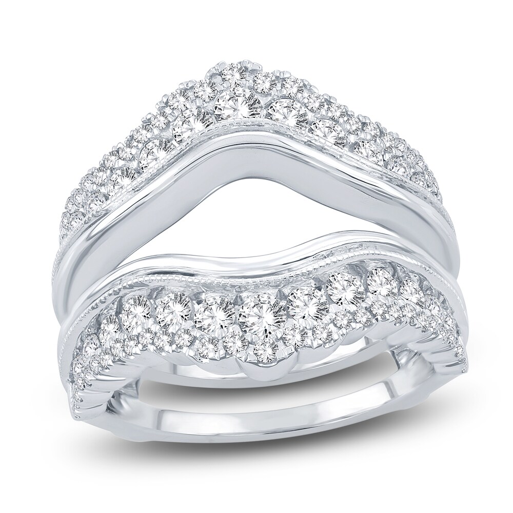 Lab-Created Diamond Enhancer Band 1-1/4 ct tw Round 14K White Gold lHtEweFb [lHtEweFb]