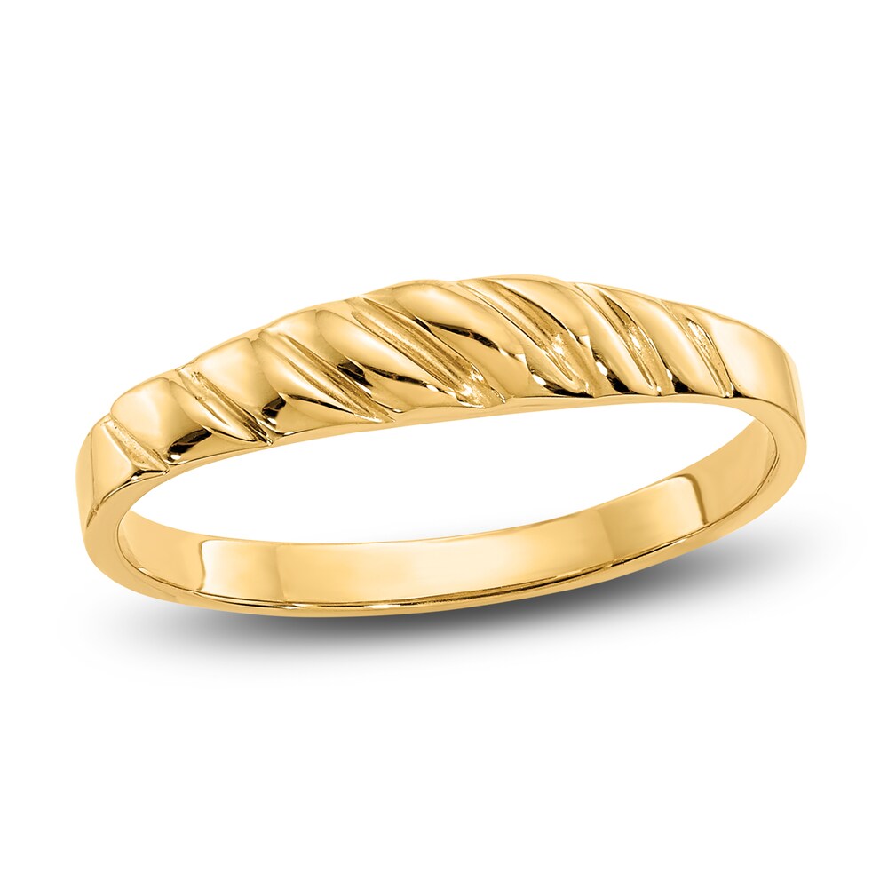 High-Polish Dome Ring 14K Yellow Gold lZ0KmQqO