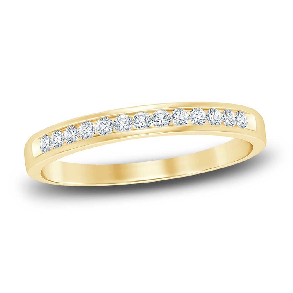 Diamond Anniversary Band 1/6 ct tw Round 14K Yellow Gold lbAtuPgO