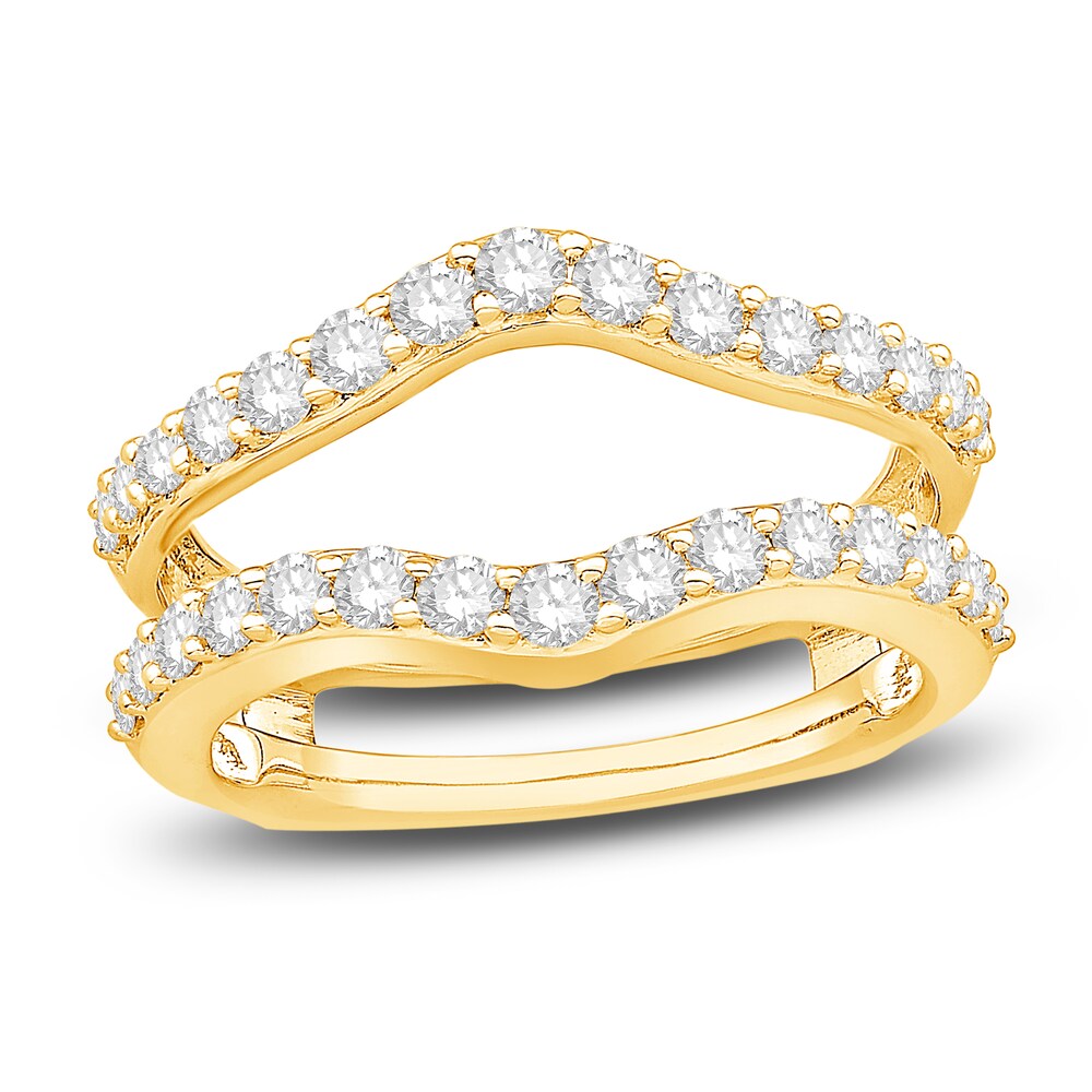 Diamond Anniversary Enhancer Band 1 ct tw Round 14K Yellow Gold lk7yudKA