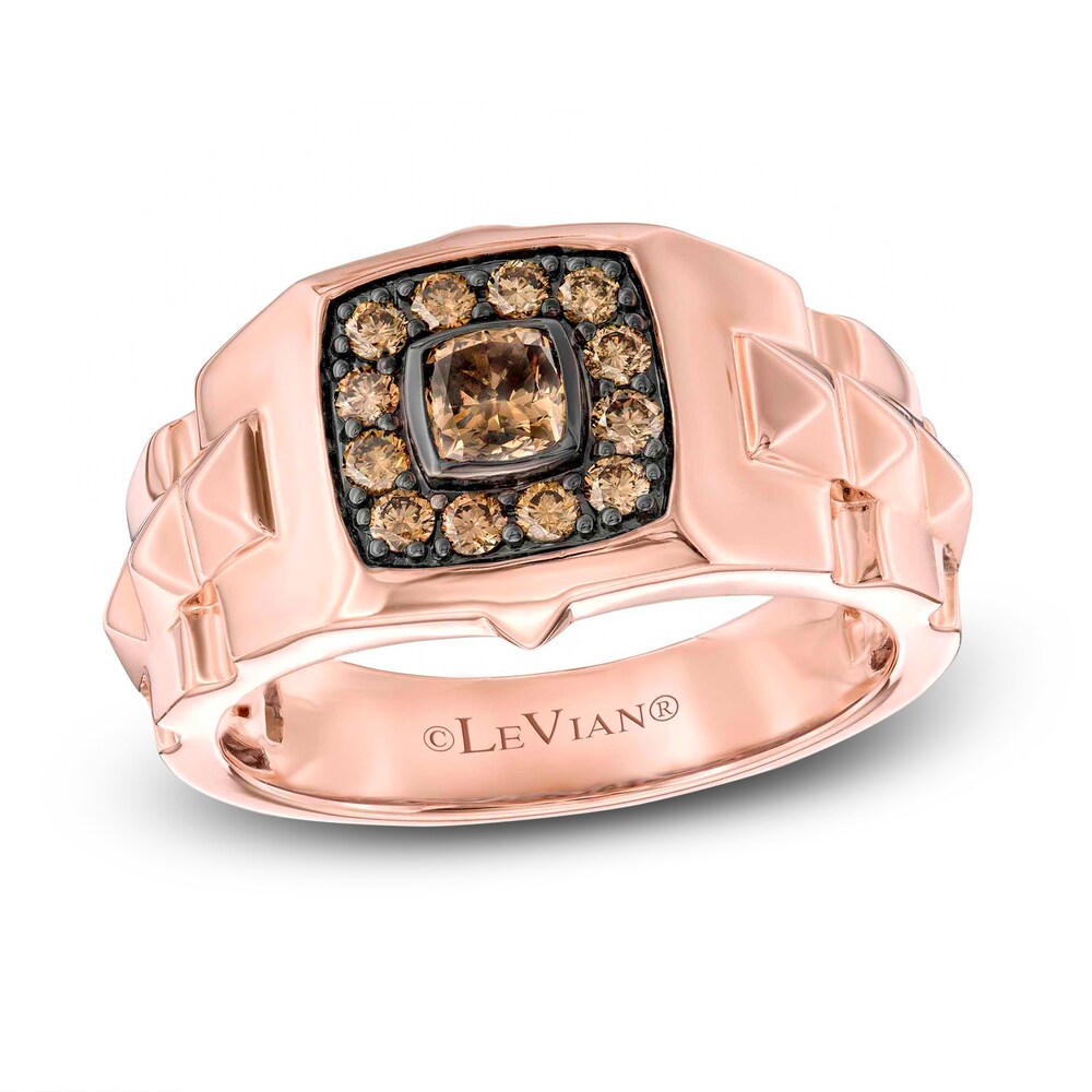 Le Vian Chocolate Diamond Men's Band 5/8 ct tw 14K Gold ltD8UIvf