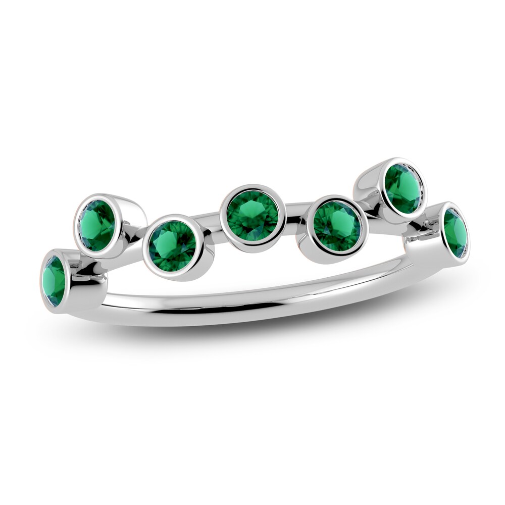 Juliette Maison Natural Emerald Ring 10K White Gold mBSxb2aw