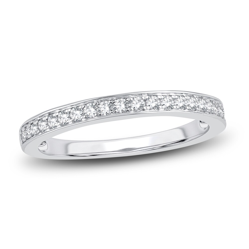 Diamond Wedding Band 1/5 ct tw Round 14K White Gold mZtEAe2N