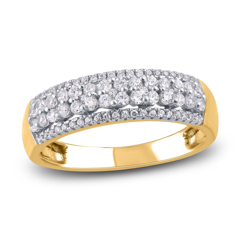 Diamond Anniversary Band 1/2 ct tw Round 14K Yellow Gold mbsRFeb6