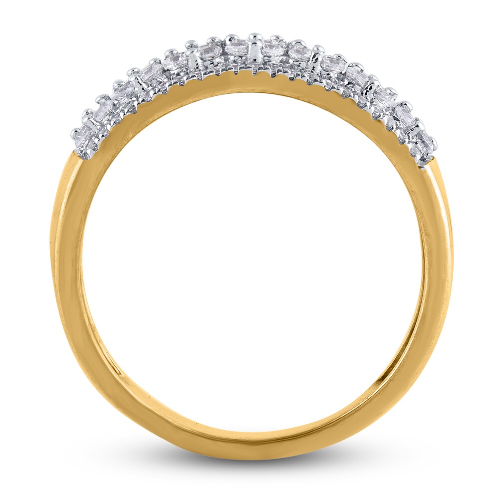 Diamond Anniversary Band 1/2 ct tw Round 14K Yellow Gold mbsRFeb6