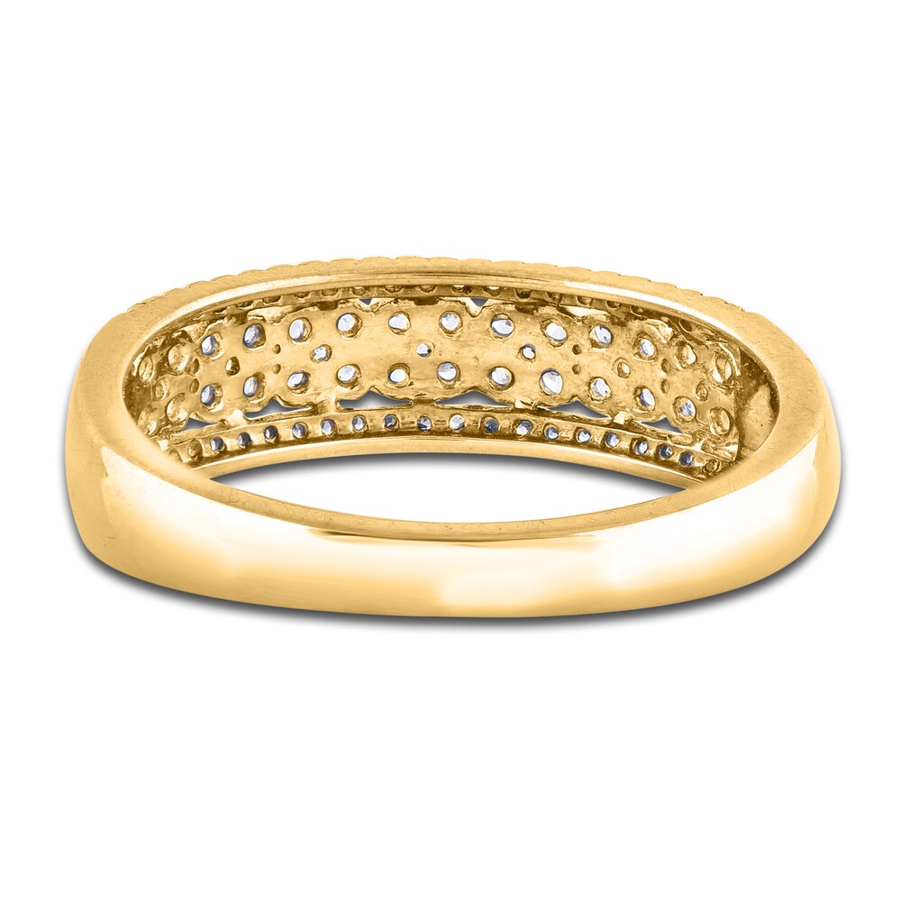 Diamond Anniversary Band 1/2 ct tw Round 14K Yellow Gold mbsRFeb6