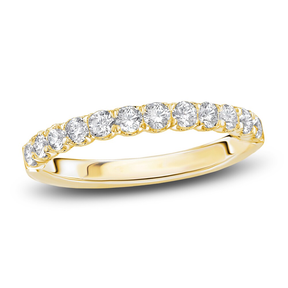 Diamond Anniversary Band 1/2 ct tw Round 14K Yellow Gold n9tDqe0w