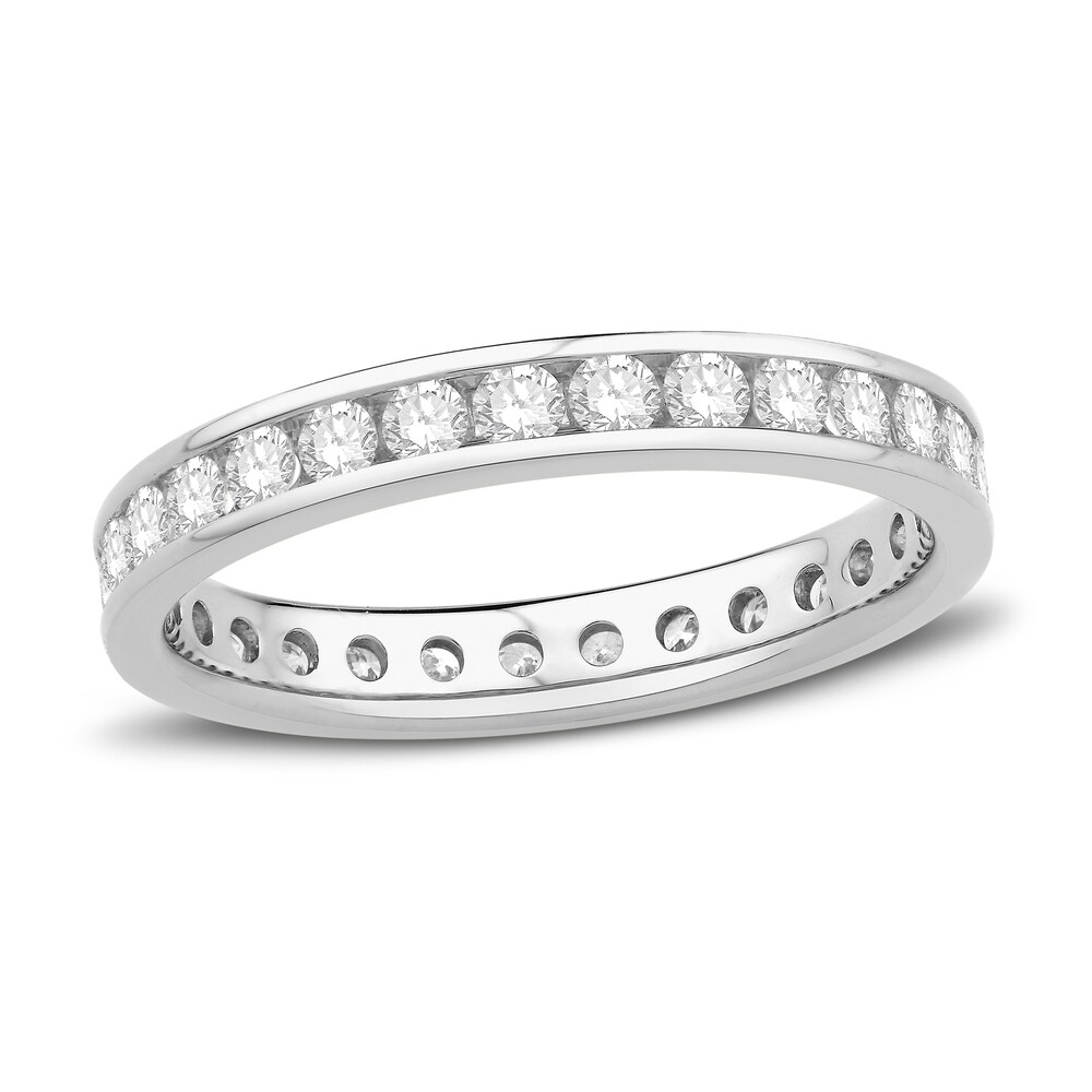 Diamond Eternity Band 1 ct tw Round 14K White Gold nNx40PFB