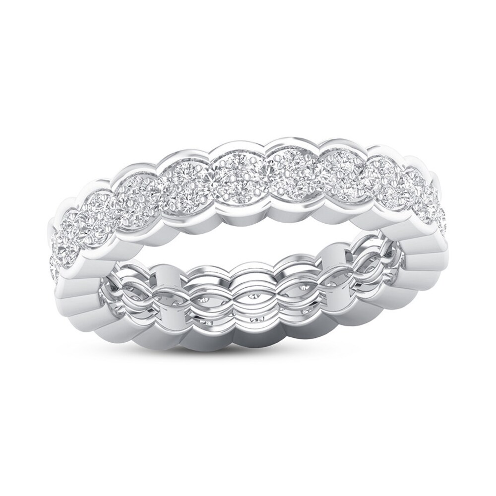 Diamond Eternity Band 1 ct tw Round 14K White Gold nPrUZNnI