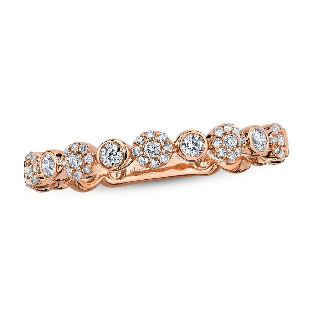 Shy Creation Ring 1/5 carat tw Diamonds 14K Rose Gold SC55006594B nsFRdGal