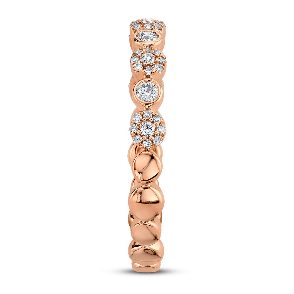 Shy Creation Ring 1/5 carat tw Diamonds 14K Rose Gold SC55006594B nsFRdGal