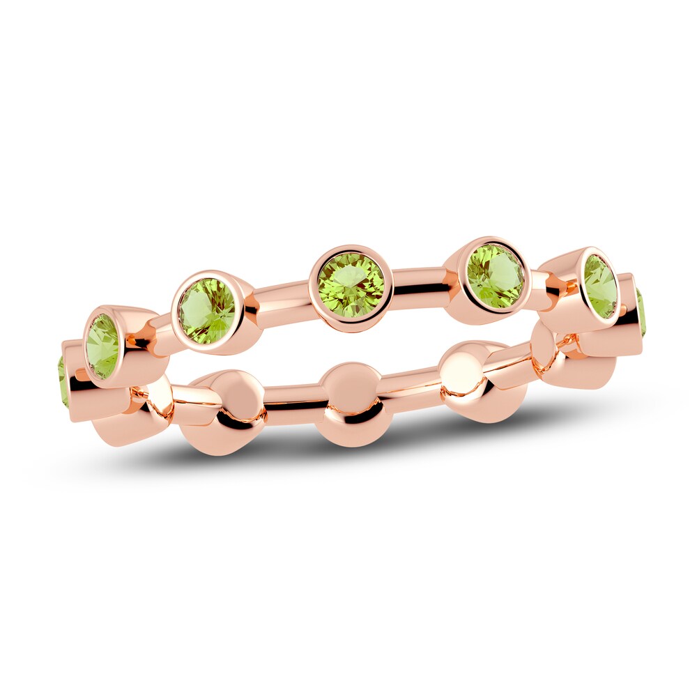 Juliette Maison Natural Peridot Ring 10K Rose Gold o8ceEU1h