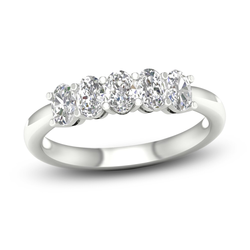 Diamond Anniversary Band 1 ct tw Oval Platinum oOvrNNJx