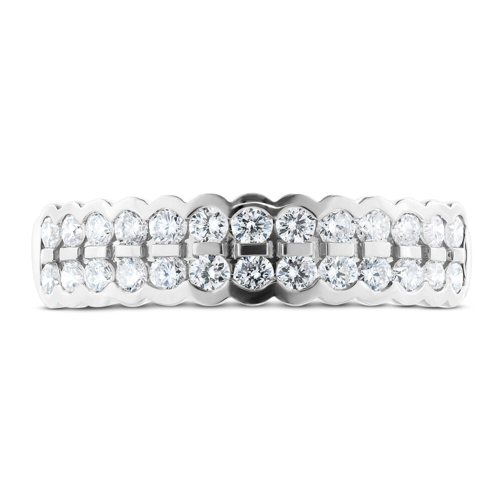 Diamond Anniversary Ring 1/2 ct tw Round 14K White Gold pMfAyFky