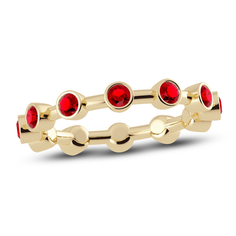 Juliette Maison Natural Ruby Ring 10K Yellow Gold pto0A2l6