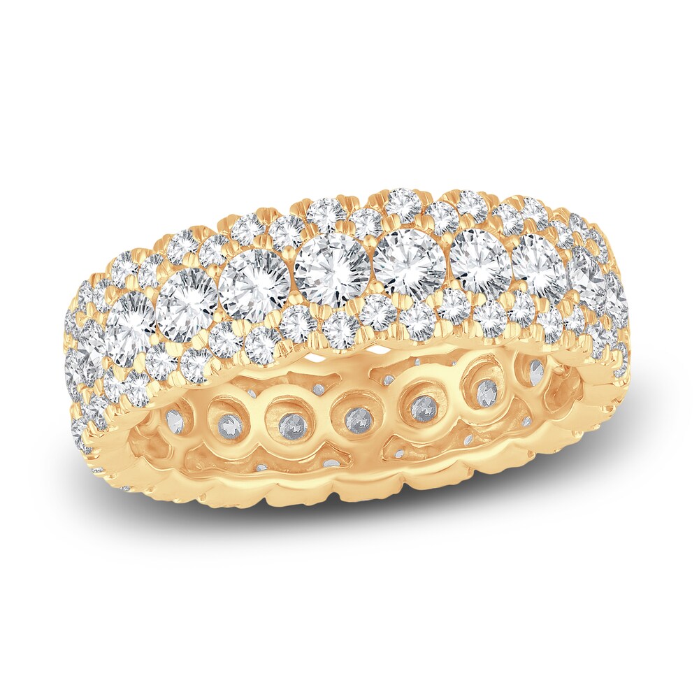 Diamond Eternity Band 3 ct tw Round 14K Yellow Gold q2rX1Hhb